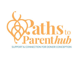 Logo for donor conception support hub